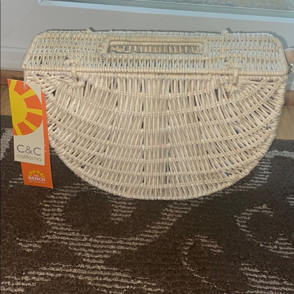 C&C California Straw Purse
